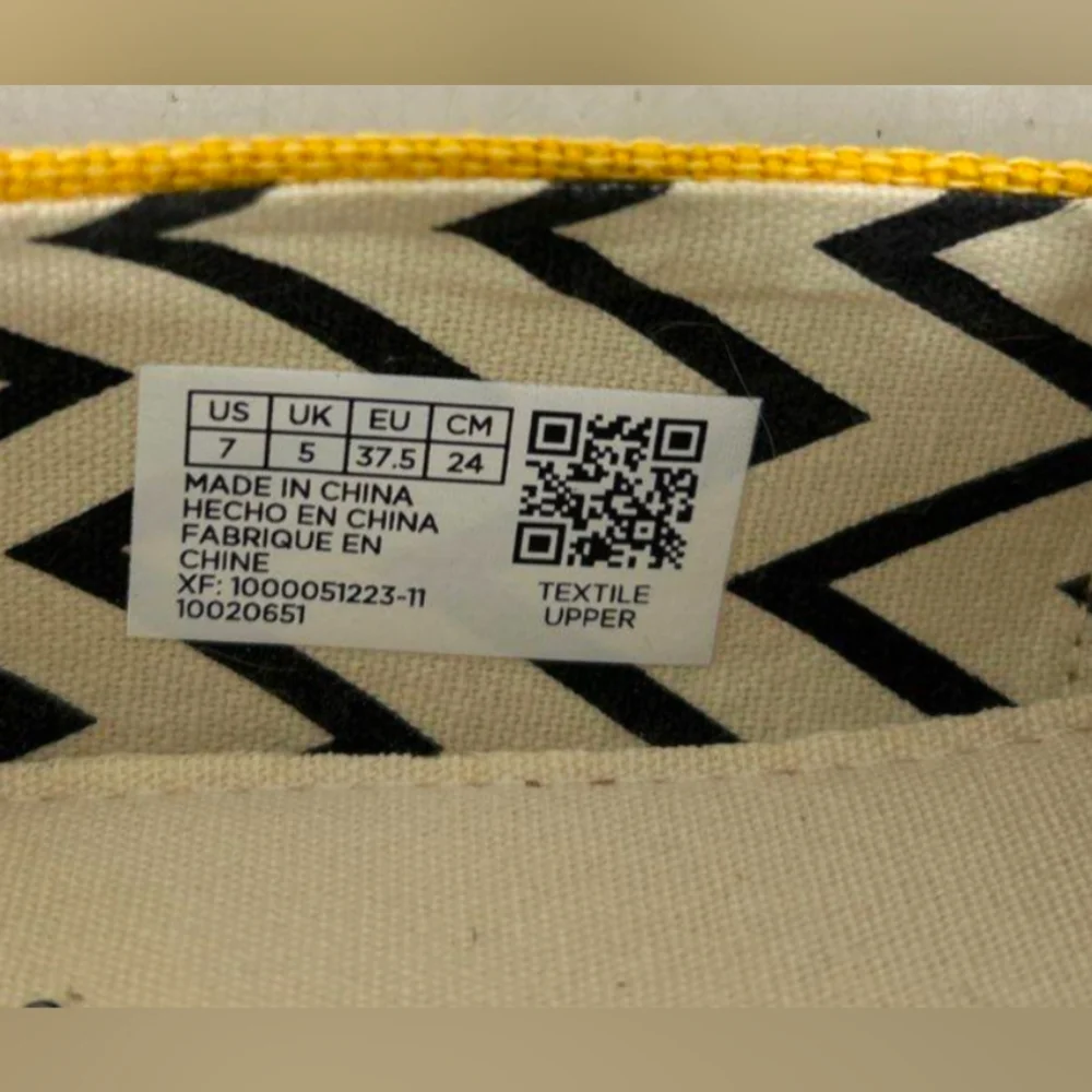 Toms Womens Alpargata Golden Yellow Heritage Canvas Size 7 MSRP $54.95 - Picture 8 of 8
